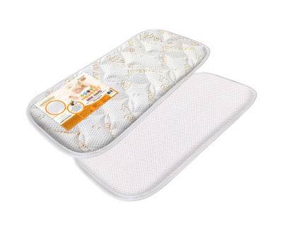 Матрасик NewBaby BOOM BABY mini hard, 38*78*2,5, стеганый трикотаж"ВВ"/3D-сетка, с кантом