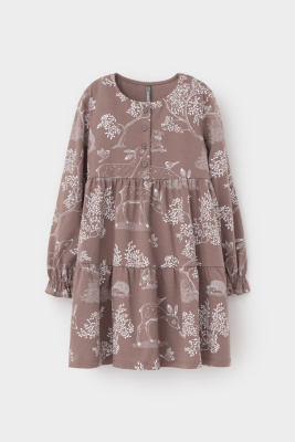 Платье Crockid капучино лесной мир к515