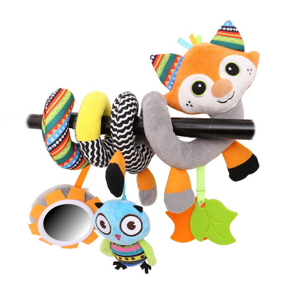 Развивающая игрушка спираль Лисенок и друзья 39*31*38 см BIBA TOYS (в кор.12 шт.)