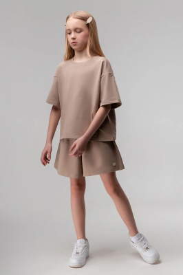 Футболка с коротким рукавом + шорты Bodo бежевый