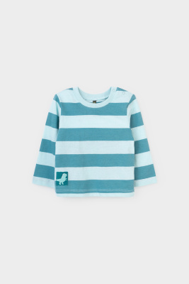 Джемпер для мальчика Crockid холодный изумруд полоска к390