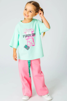 Футболка с коротким рукавом для девочки Deloras мятный