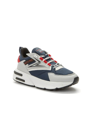 Кроссовки для мальчика CROSBY темно-синий/серый