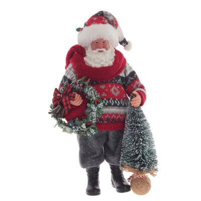 Дед Мороз L18 W9 H27 см