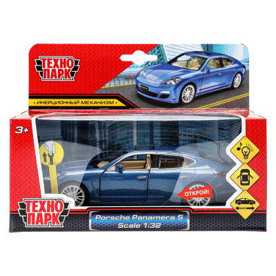 Машина металл свет-звук PORSCHE panamera, 15,5 см, двери, инерция Технопарк