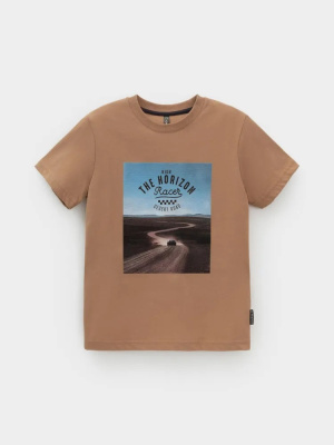 Футболка для мальчика Crockid коричневый 1038 к584