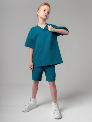 Футболка с коротким рукавом + шорты Bodo морская волна