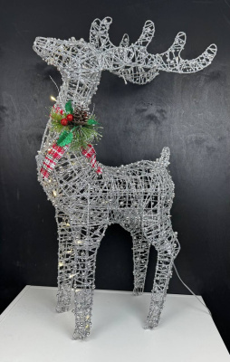 Олень серебро