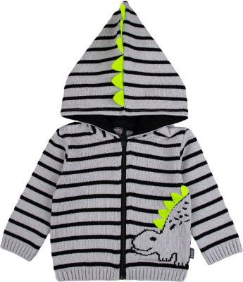 Жакет LEO Динозаврик серый