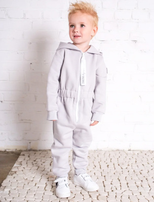 Комбинезон Carrot Счастье внутри светло-серый