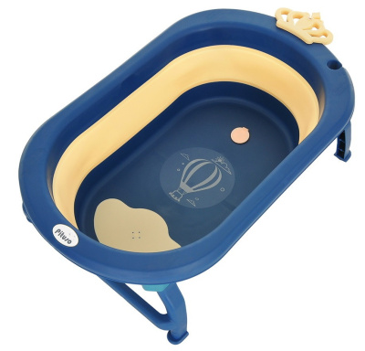 Детская ванна складная 87 см Yellow/Синяя с желтым 87*49*25 см PITUSO* 