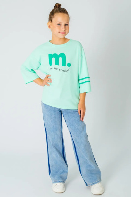 Футболка с коротким рукавом для девочки Deloras мятный