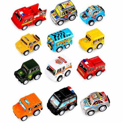 Набор машинок Bebelot Пуллбэк Полицейские автомобили