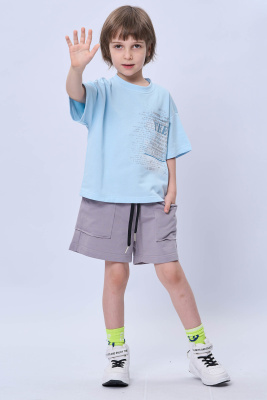 Футболка с коротким рукавом для мальчика Deloras светло-голубой