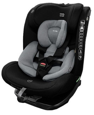 Автокресло Unity CARRELLO Поворотная база,ISOFIX 0-36 кг Accord Grey