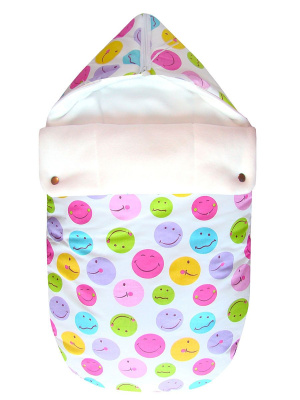 Конверт на выписку JustCute Смайл весна, бант