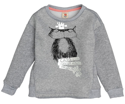 Толстовка для девочки Button Blue