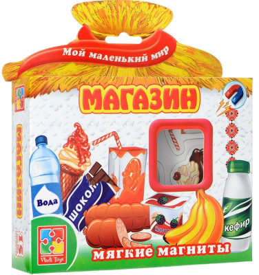 Игра магнитная Магазин Мой маленький мир Vladi Toys