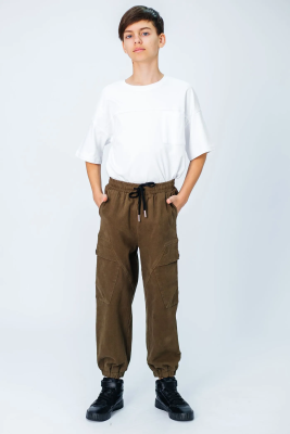 Брюки для девочки Deloras бежевый