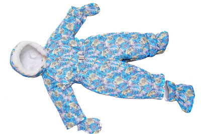 Комбинезон-трансформер Морозко с меховой подстежкой лютик