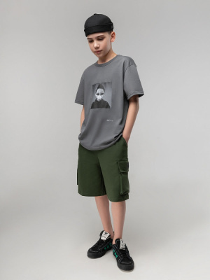 Футболка с коротким рукавом Bodo темно-серый