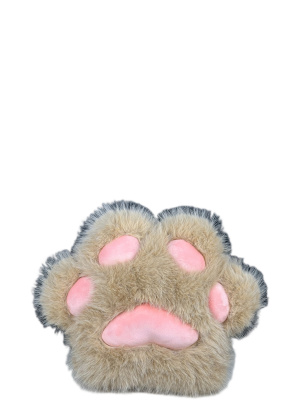 Лапка пушистая 45 см светло-коричневая