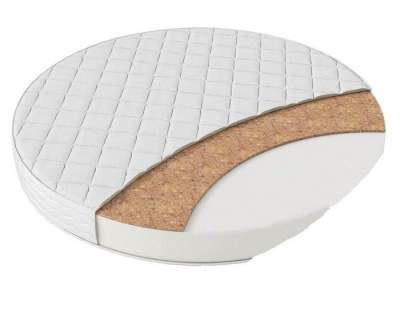 Матрас детский UOMO CHC 75*75 круг, холкон,кокос INCANTO