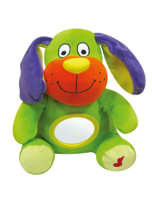 Игрушка развивающая музыкальная "Собачка" с зеркальцем Сказка