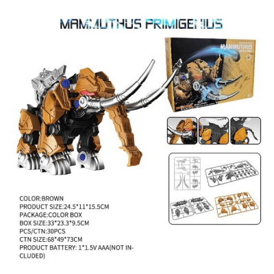 Игрушка-конструктор "Мамонт" в/к 23,3*14,7*7,2 см