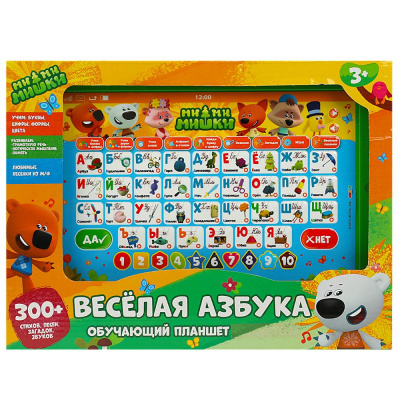 Обучающий планшет Ми-ми-мишки 300 стихов,песен,загадок,звуков.свет.кор.бат. Умка