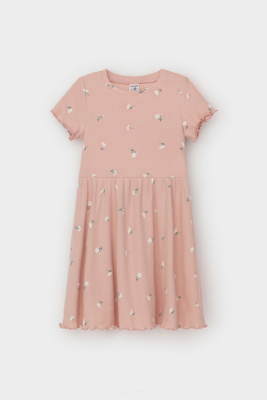 Платье для девочки Crockid дымчатая роза милые цветочки к545