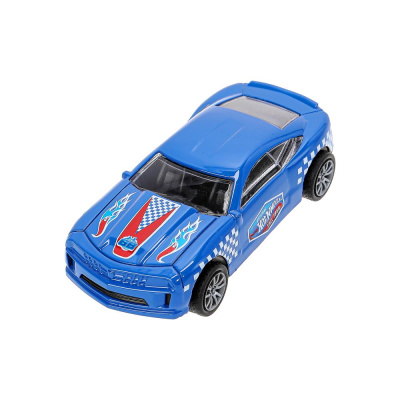 Машина металл Хот Вилс СПОРТКАР 10 см, синий Технопарк 