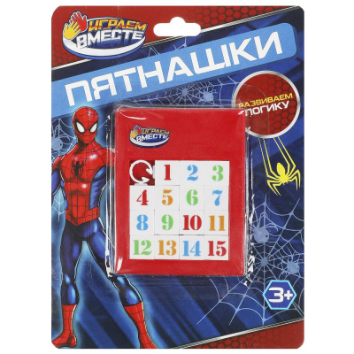 Логическая игра пятнашки блист.14*19*1см ИГРАЕМ ВМЕСТЕ