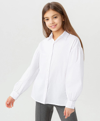 Блузка с длинным рукавом для девочки Button Blue