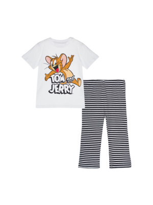 Футболка с коротким рукавом + лосины для девочки PlayToday