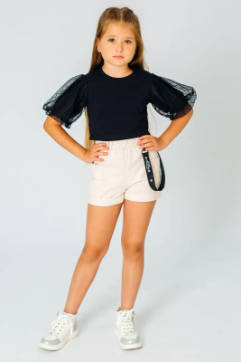 Шорты для девочки COLABEAR бежевый