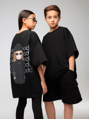 Футболка с коротким рукавом Bodo черный