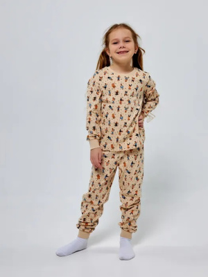 Пижама набивное полотно молочный