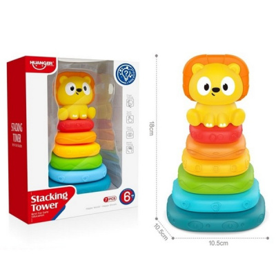 Пирамидка "Львенок" в/к 15*11,5*21 см