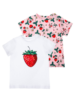 Футболка с коротким рукавом для девочки PlayToday 2 шт