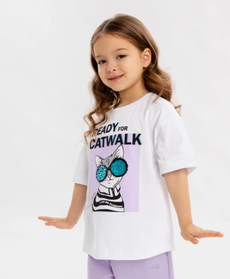 Футболка с коротким рукавом для девочки Button Blue