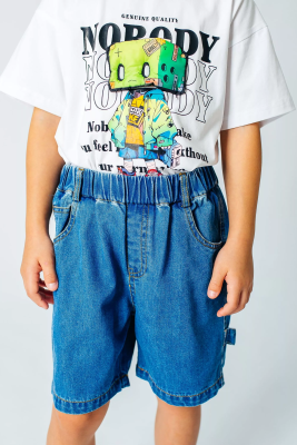 Шорты для мальчика COLABEAR джинсовый