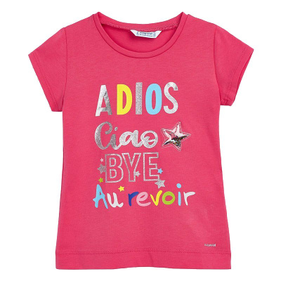 Футболка с коротким рукавом для девочки Mayoral