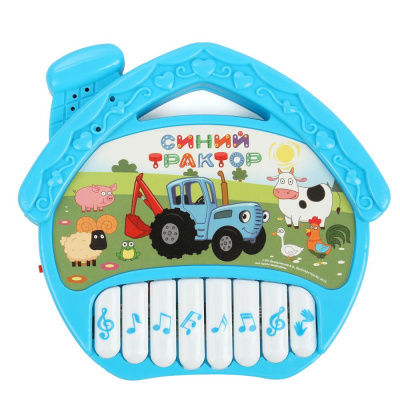 Музыкальный домик 30 песен и звуков СИНИЙ ТРАКТОР на блист. Умка