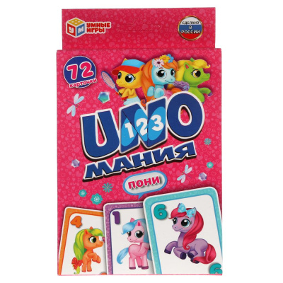 Пони Уномания Карточки 72 шт Умные игры  
