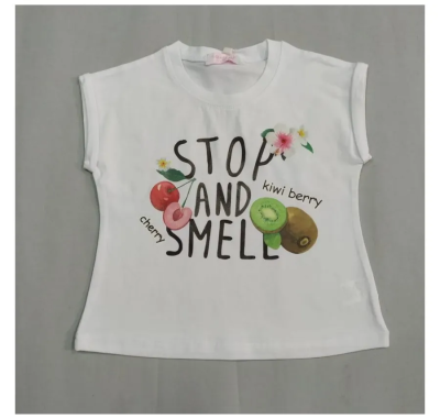 Футболка с коротким рукавом для девочки COLABEAR белый