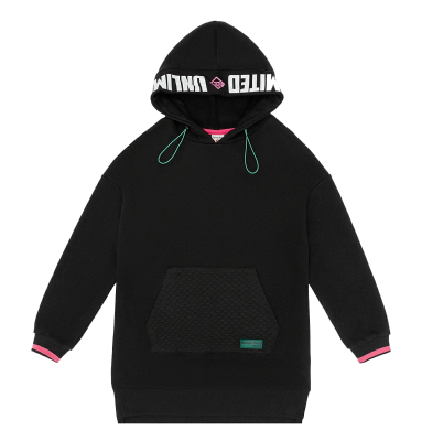 Толстовка удлиненная для девочки Button Blue