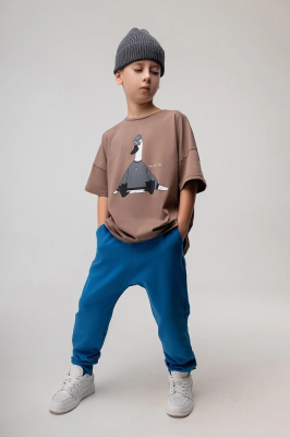 Брюки Bodo васильковый