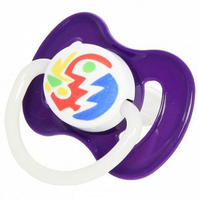 Соска-пустышка "Графика"латексная симметричная"Мой малыш"