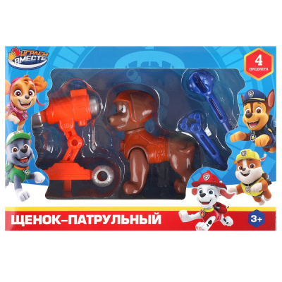 Фигурка щенок патрульный, 3 вида в ассортименте, коробка 17*11,5*5 см ИГРАЕМ ВМЕСТЕ в кор.2*84шт